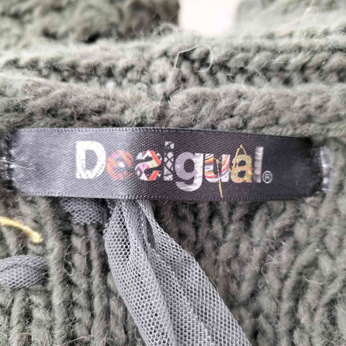 デシグアル Desigual ケーブルニットカーディガン レディース import:M