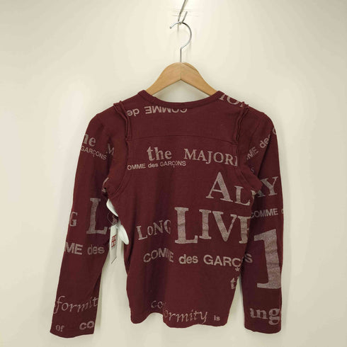 コムデギャルソン COMME des GARCONS 総柄 クルーネックカットソー レディース