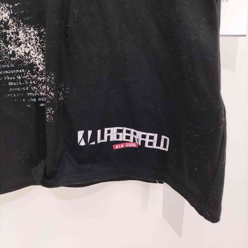 カールラガーフェルド Karl Lagerfeld Y2K プリントTシャツ レディース
