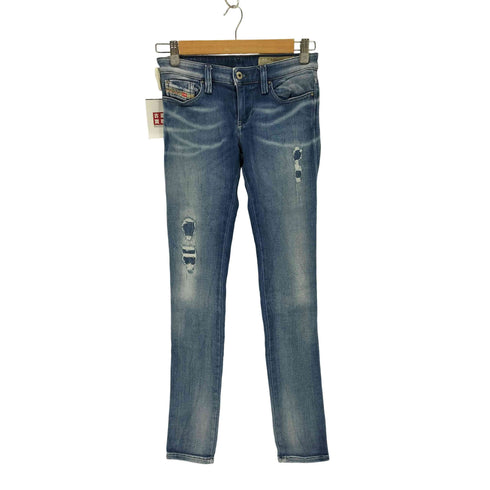 ディーゼルインダストリー Diesel Industry SKINYEE LOW ダメージスキニーデニムパンツ レディース 26×30