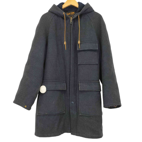シアーズ Sears the put on shop 五角形talon ライナー付き フード ジップアップコート メンズ US:38