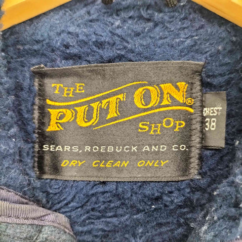 シアーズ Sears the put on shop 五角形talon ライナー付き フード ジップアップコート メンズ US:38
