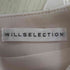 ウィルセレクション WILLSELECTION 25SS タックウエストレース襟ワンピース レディース FREE