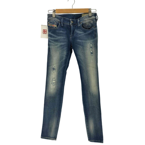 ディーゼルインダストリー Diesel Industry SKINYEE LOW ダメージスキニーデニムパンツ レディース 26×30