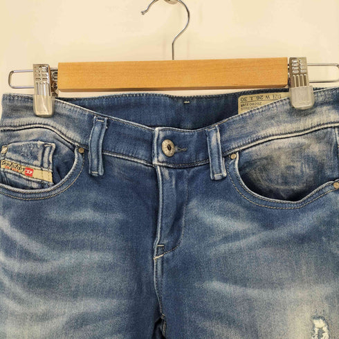 ディーゼルインダストリー Diesel Industry SKINYEE LOW ダメージスキニーデニムパンツ レディース 26×30