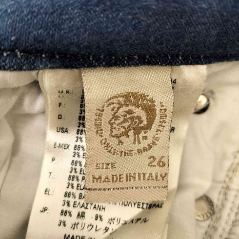 ディーゼルインダストリー Diesel Industry SKINYEE LOW ダメージスキニーデニムパンツ レディース 26×30