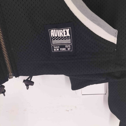 アヴィレックス AVIREX OVER SIZE MESH ZIP PARKA オーバーサイズ メッシュジップ パーカー レディース FREE