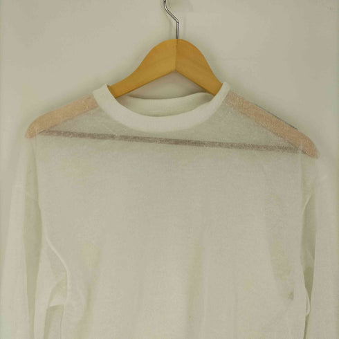 ユーバイスピックアンドスパン U by SPICK&SPAN 24SS シアーニットボリュームスリーブプルオーバー レディース