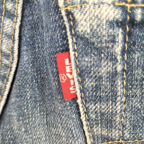 リーバイス Levis 日本製 701XX ボタン裏J22 ビッグE 赤耳 シンチバック ボタンフライ デニムパンツ メンズ W29