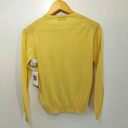 ジョンスメドレー JOHN SMEDLEY 英国製 コットン クルーネックカーディガン レディース JPN:S
