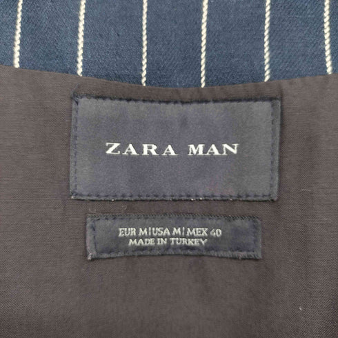 ザラマン ZARA MAN ストライプジップベスト メンズ