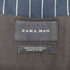 ザラマン ZARA MAN ストライプジップベスト メンズ