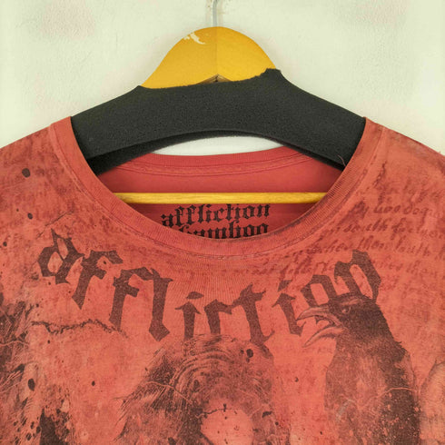 affliction bamboo プリント S/S Tシャツ y2k メンズ JPN:L