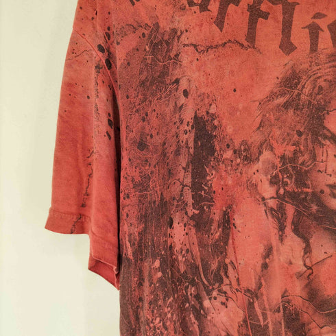 affliction bamboo プリント S/S Tシャツ y2k メンズ JPN:L