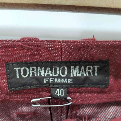 トルネードマートファム TORNADO MART FEMME スリットフレアデニムスカート レディース JPN:40