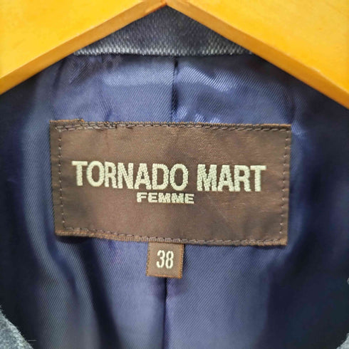 トルネードマートファム TORNADO MART FEMME ダック地ハーフコート レディース JPN:38