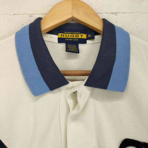 ラグビーラルフローレン Rugby Ralph Lauren ロゴ刺繍 ナンバリング ポロシャツ メンズ JPN:XL