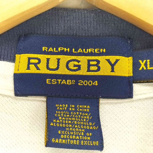 ラグビーラルフローレン Rugby Ralph Lauren ロゴ刺繍 ナンバリング ポロシャツ メンズ JPN:XL