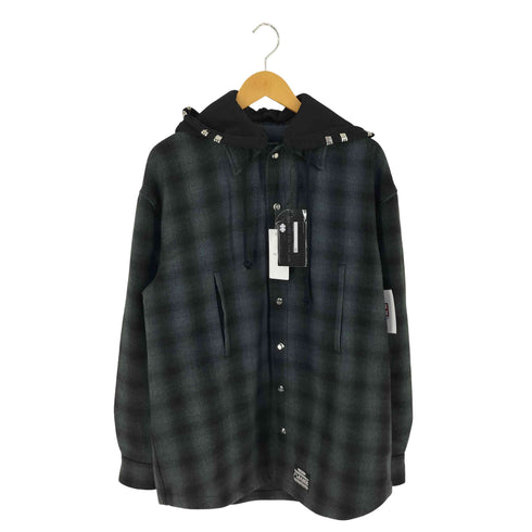 ヌビアン NUBIAN 26SS OVERSIZE HOODED FLANNEL SHIRT メンズ S
