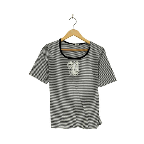 バレンザポースポーツ VALENZA PO SPORTS Y2K ボーダーTシャツ レディース JPN:40