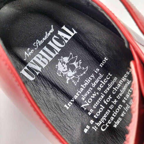 UNBILICAL ベルト レザー パンプス バレエ シューズ レディース 23 1/2