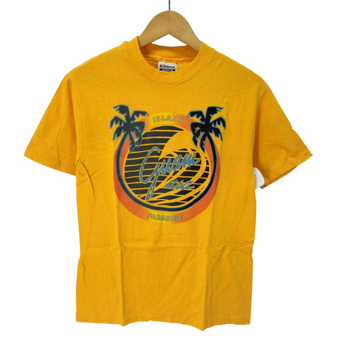 ヘインズ Hanes 80-90s USA製 シングルステッチ guam グアム プリント S/S Tシャツ メンズ import:M