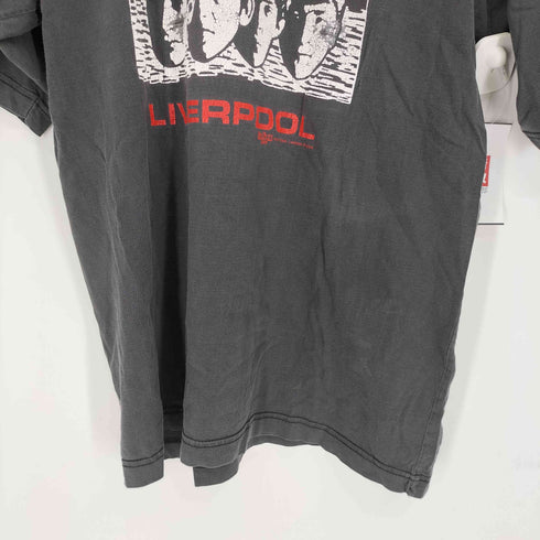 00S LIVERPOOL リバプール バンドアーティスト フェイスプリント クルーネックTシャツ メンズ