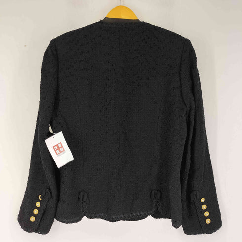 インゲボルグ INGEBORG リボン付き ツイードジャケット スカート レディース import:M