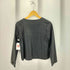 ノーカラー フェイクレザー ロングスリーブ ジャケット レディース M