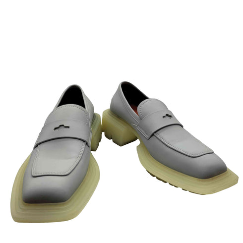 untitlab grey jelly reel derby shoes グレー ゼリー ヒール ダービー シューズ メンズ 40 S