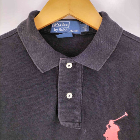 ポロバイラルフローレン Polo by RALPH LAUREN 90S CUSTOM FIT ビックポニー刺繍 ナンバー3 S/S ポロシャツ メンズ import:S
