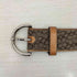 コーチ COACH ミニシグネチャー柄 レザー ベルト レディース MEDIUM