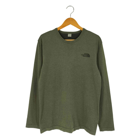 ザノースフェイス THE NORTH FACE ロングスリーブ スクエアロゴ ジャガード ティー メンズ import:L