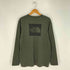 ザノースフェイス THE NORTH FACE ロングスリーブ スクエアロゴ ジャガード ティー メンズ import:L