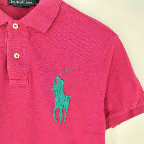 ポロバイラルフローレン Polo by RALPH LAUREN 90S CUSTOM FIT ビックポニー刺繍 ナンバー3 S/S ポロシャツ メンズ import:S