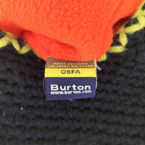 バートン BURTON 裏地フリースイヤーマフ付ニット帽 Y2K メンズ