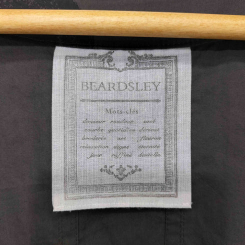 ビアズリー BEARDSLEY 2way ドット ギャザー ロングカーディガン レディース FREE