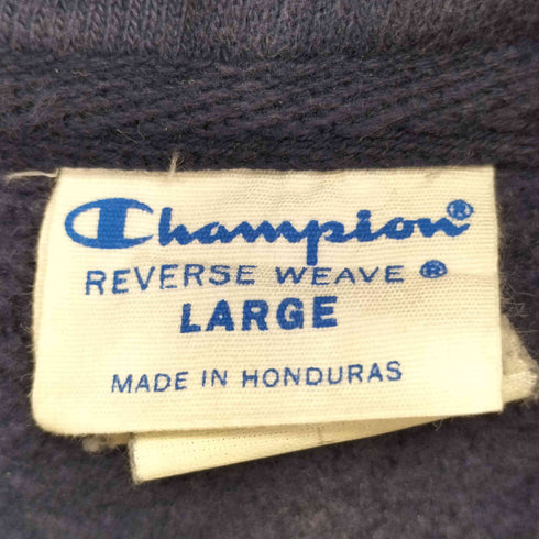 チャンピオン Champion 青単復刻 REVERSE WEAVE 目なし ナス紺 プルオーバー パーカー メンズ import:L