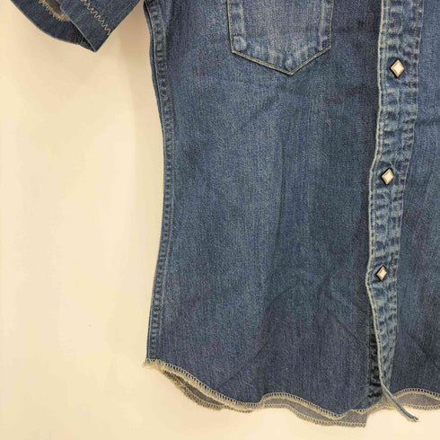 リーバイス Levis WESTERN WEAR 復刻 ショートホーンタグ デニム 半袖 ウエスタンシャツ メンズ