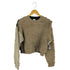 ロクビューティーアンドユースユナイテッドアローズ 6 BEAUTY & YOUTH UNITED ARROWS LOOP PATCH CREW NECK KNIT レディース FREE