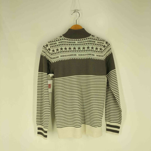 マンシングウェア Munsingwear ノルディック ハーフジップニット メンズ import:L