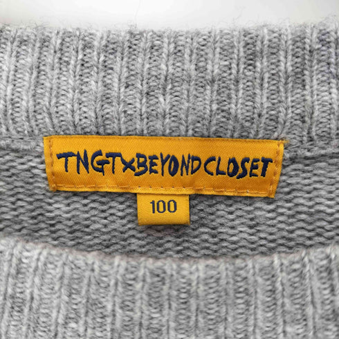 TNGT×BEYONDCLOSET アニマルデザイン プルオーバー ニット セーター メンズ 100