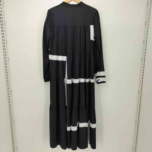 ドゥドゥ DouDou 23SS S/S プリントティアードワンピース レディース FREE