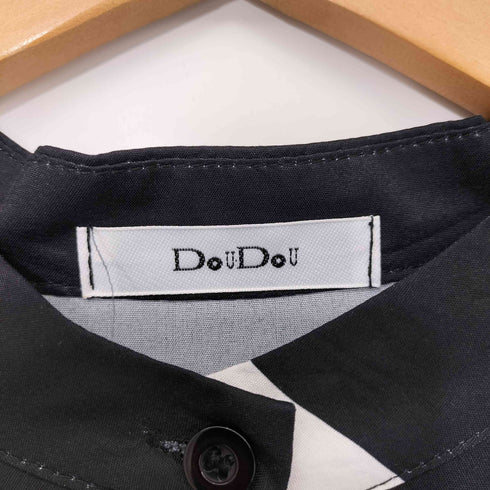 ドゥドゥ DouDou 23SS S/S プリントティアードワンピース レディース FREE