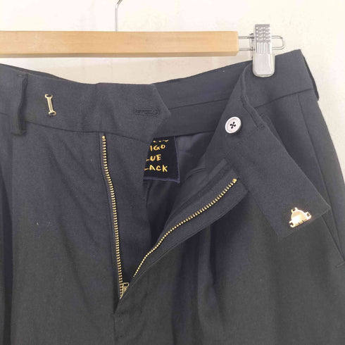 Velvety Indigo Blue Black MORPHO PANTS レディース 36