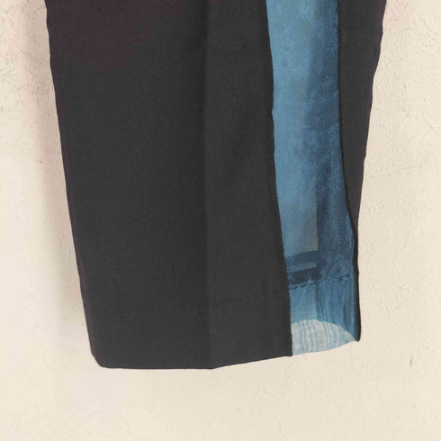 Velvety Indigo Blue Black MORPHO PANTS レディース 36