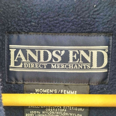 ランズエンド LANDS END 90s 裏地フリース ナイロンストームコート ジャケット メンズ import:S