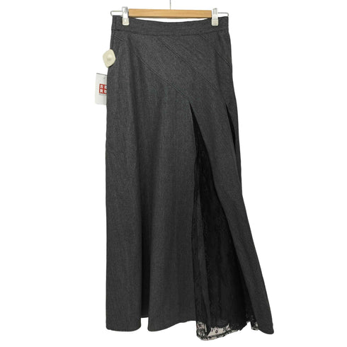 レイビームス Ray BEAMS 24AW デニム レース キリカエ スカート レディース