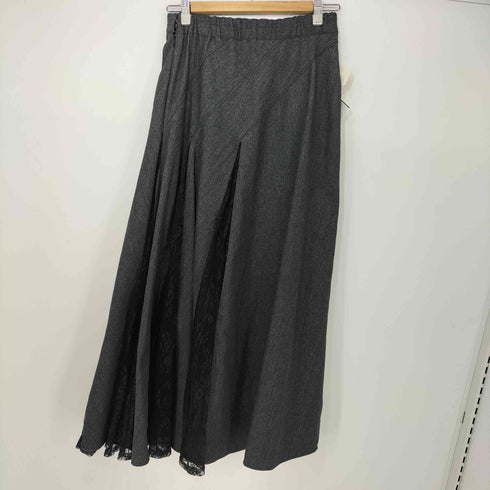 レイビームス Ray BEAMS 24AW デニム レース キリカエ スカート レディース