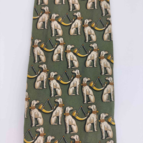 サルヴァトーレフェラガモ Salvatore Ferragamo アニマル柄 ネクタイ メンズ